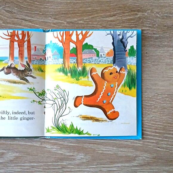 Vintage 1958 The Gingerbread Man Children's Picture Book Whitman Publishing - Picture 9 of 10